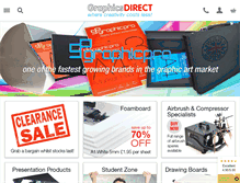 Tablet Screenshot of graphicsdirect.co.uk